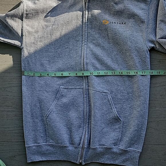 GILDAN heavy duty sentara zip up hoodie new no tags small - Picture 8 of 9